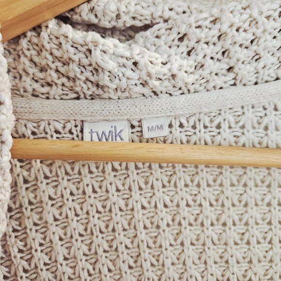 Long beige cardigan - Picture 2 of 5